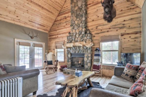 Cozy Heber-Overgaard Cabin with Fire Pit, Game Room!